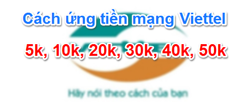 Ứng tiền Viettel