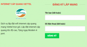 Cách đăng ký internet Viettel Bình Dương