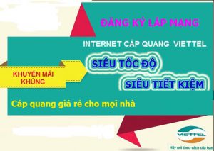 Lắp mạng Viettel Bình Dương tại nhà giá rẻ trọn gói